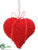 Pearl Heart - Red - Pack of 12