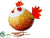 Chicken - Orange Red - Pack of 4