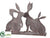 Bunny - Gray - Pack of 2