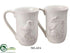 Silk Plants Direct Chick, Bunny Mug - Cream - Pack of 2