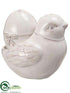 Silk Plants Direct Chick Salt And Pepper Shaker - Cream - Pack of 12