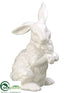 Silk Plants Direct Bunny - White - Pack of 6