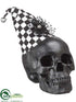 Silk Plants Direct Skull - Black White - Pack of 2