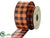 Ribbon - Black Orange - Pack of 6