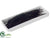 Glittered Feather - Black - Pack of 4