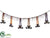 Halloween Witch Legs Garland - Orange Purple - Pack of 12