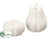 Silk Plants Direct Pumpkin Salt And Pepper Shakers - Cream - Pack of 4