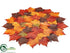 Silk Plants Direct Leaf Centerpiece Mat - Fall - Pack of 12