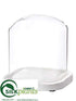 Silk Plants Direct Dome - White Clear - Pack of 2