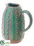 Silk Plants Direct Terra Cotta Pitcher - Green - Pack of 4