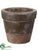 Terra Cotta Pot - Green Dark - Pack of 12