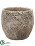 Silk Plants Direct Cement Pot - Gray - Pack of 1