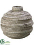 Silk Plants Direct Cement Container - Stone - Pack of 4