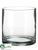 Glass Vase - Clear - Pack of 2