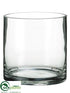 Silk Plants Direct Glass Vase - Clear - Pack of 2