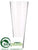 Glass Tall Vase - Clear - Pack of 1