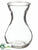 Glass Vase - Clear - Pack of 12