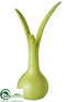 Silk Plants Direct Polyresin Tulip Bud Vase - Green - Pack of 12