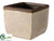 Square Container - Beige - Pack of 12