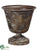 Metal Urn - Gray Antique - Pack of 6