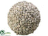 Silk Plants Direct Rock Topiary Ball - Tan Gray - Pack of 1