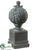 Leaf Finial - Verdigris - Pack of 4