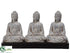 Silk Plants Direct Buddha - Gray Antique - Pack of 1