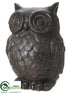 Silk Plants Direct Owl - Pewter - Pack of 2