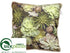 Silk Plants Direct Pillow - Green Beige - Pack of 6