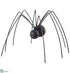 Silk Plants Direct Glittered Fur Spider - Black - Pack of 2