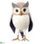 Owl - Gray White - Pack of 6