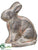 Bunny Mold - Pewter Antique - Pack of 12