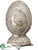 Chick Egg - Pewter Antique - Pack of 4