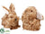 Bunny - Brown - Pack of 6