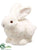 Bunny - White - Pack of 4