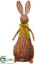 Silk Plants Direct Twig, Grass Bunny - Brown Green - Pack of 1