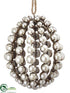 Silk Plants Direct Pearl Egg Ornament - Antique Pearl - Pack of 4