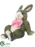 Silk Plants Direct Bunny - Brown Beige - Pack of 2