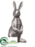 Silk Plants Direct Bunny - Silver - Pack of 2