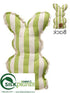 Silk Plants Direct Bunny - Green Beige - Pack of 3