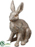 Silk Plants Direct Bunny - Pewter Antique - Pack of 2