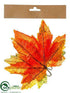 Silk Plants Direct Maple Leaf - Orange Red - Pack of 24