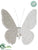 Silk Plants Direct Butterfly - White - Pack of 12