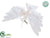 Silk Plants Direct Humming Bird - White - Pack of 12