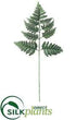 Silk Plants Direct Leather Fern Spray - Green - Pack of 12