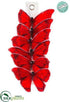 Silk Plants Direct Butterfly - Red - Pack of 12