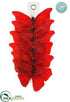 Silk Plants Direct Butterfly - Red - Pack of 12