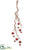 Jingle Bell Hanging Spray - Red - Pack of 12