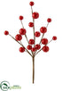 Silk Plants Direct Berry Pick - Red - Pack of 48
