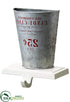 Silk Plants Direct Stocking Holder - Galvanized Red - Pack of 2